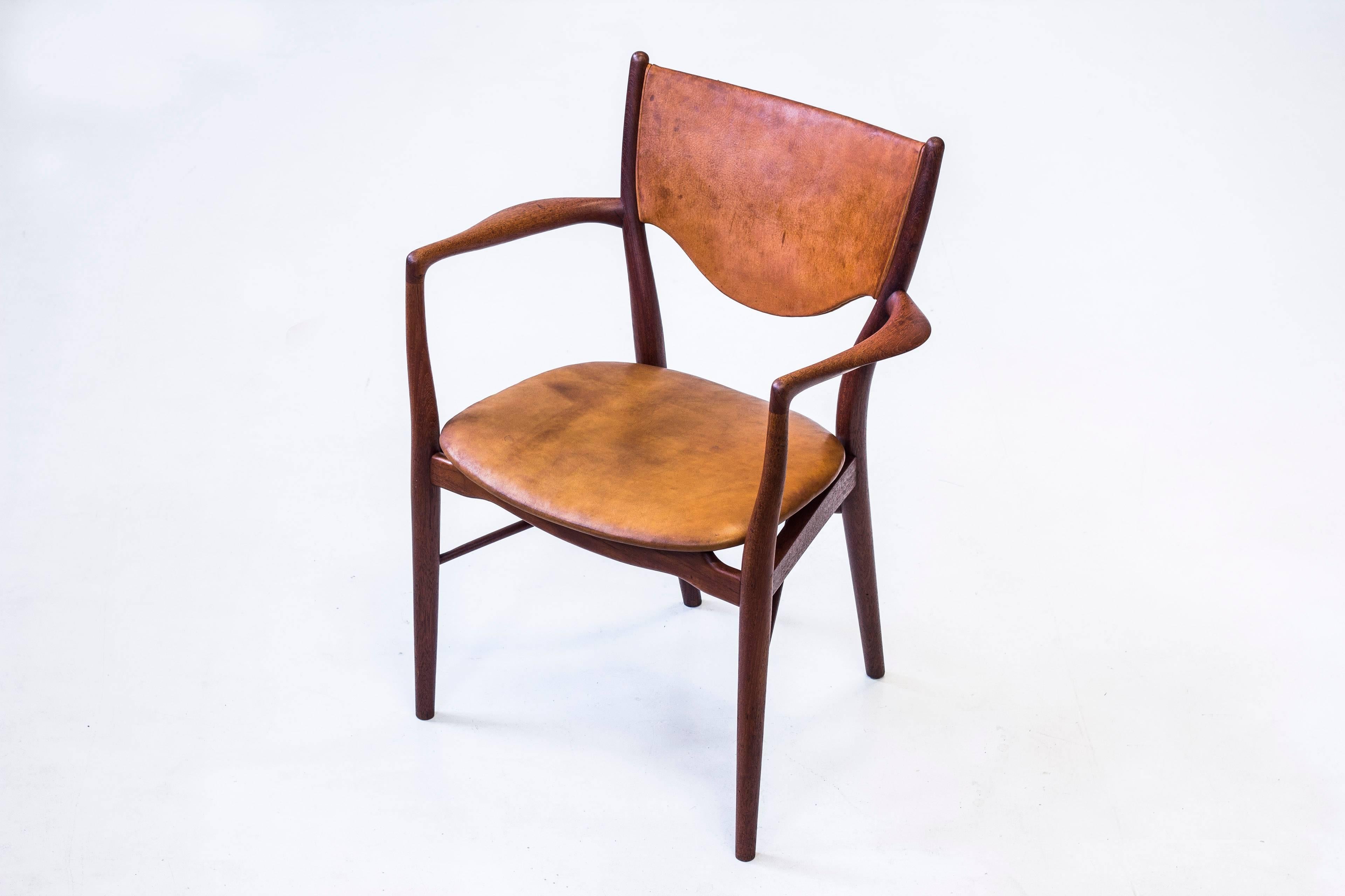 BO-72 arm chair by Finn Juhl, Denmark, 1950s 9