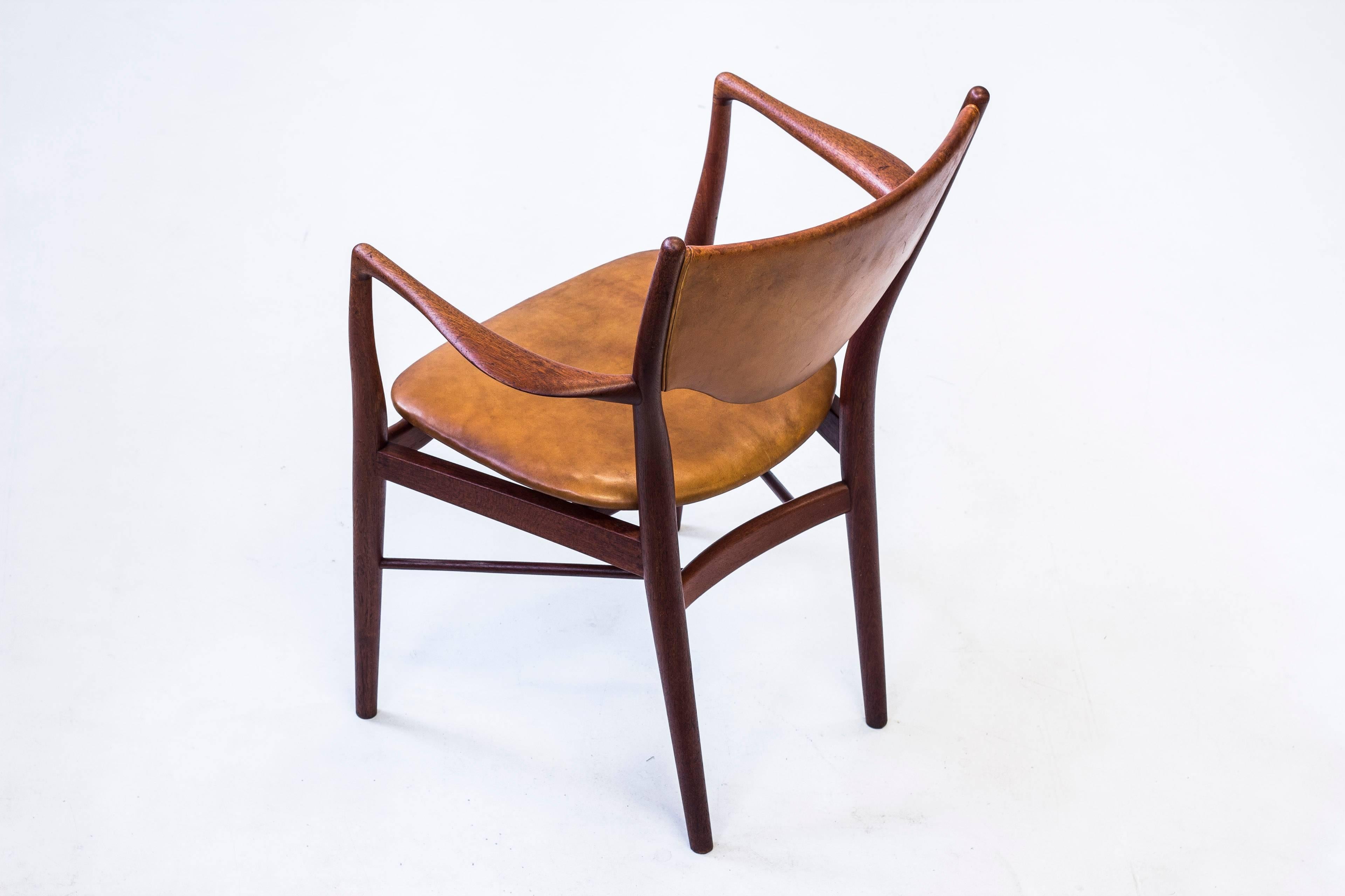 BO-72 arm chair by Finn Juhl, Denmark, 1950s 11