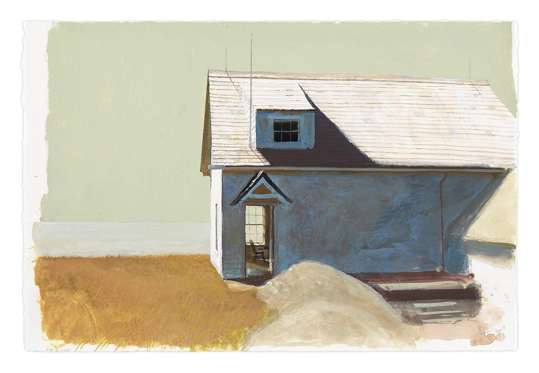 Figurative Painting di Bo Bartlett  - Stazione