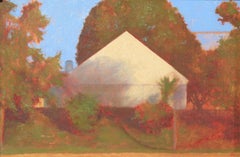 Vintage White Tent Landscape