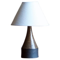 Bo Borgström, Table Lamp, Glazed Stoneware, Artists Studio, Sweden, 1950s