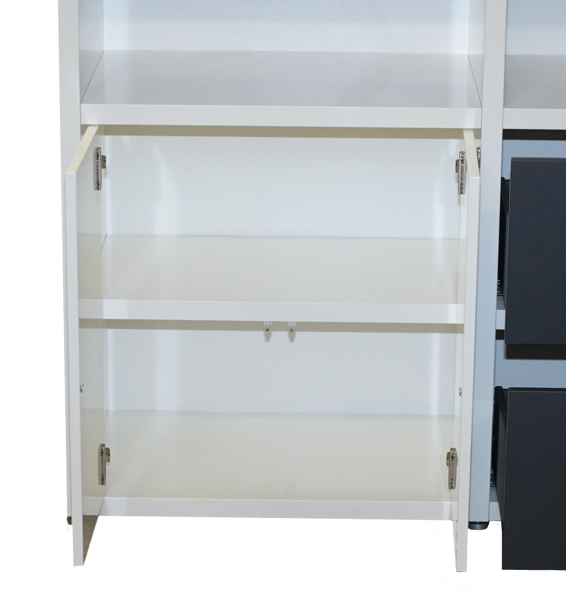 Bo Concepts Copenhagen Wall System Freestanding Bookcase Cupboard For Sale 4