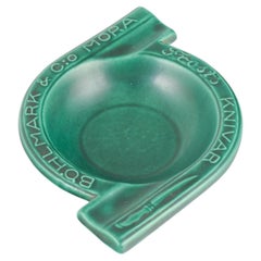 Bo Fajans. Ceramic advertising ashtray. Art Deco style, 1930s/40s.