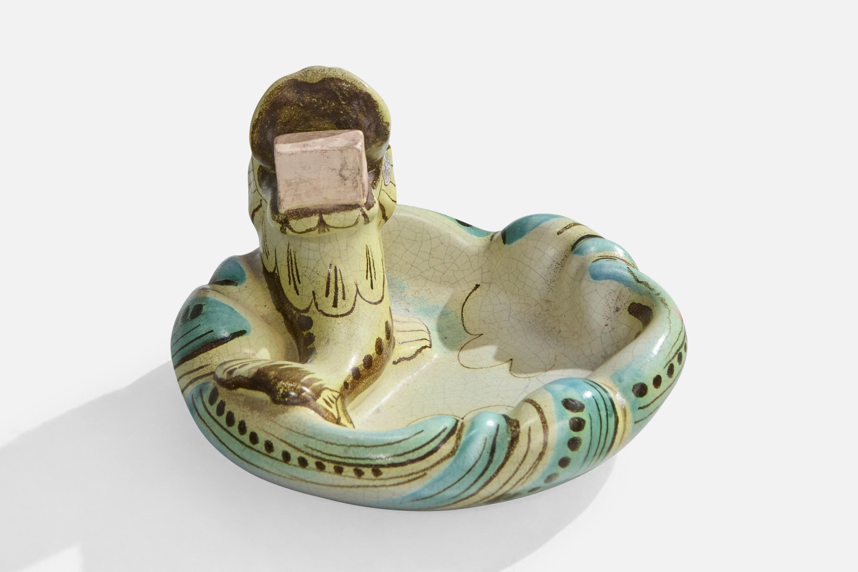 Bo Fajans, Plato, Cerámica, Suecia, Década de 1940 Sueco en venta