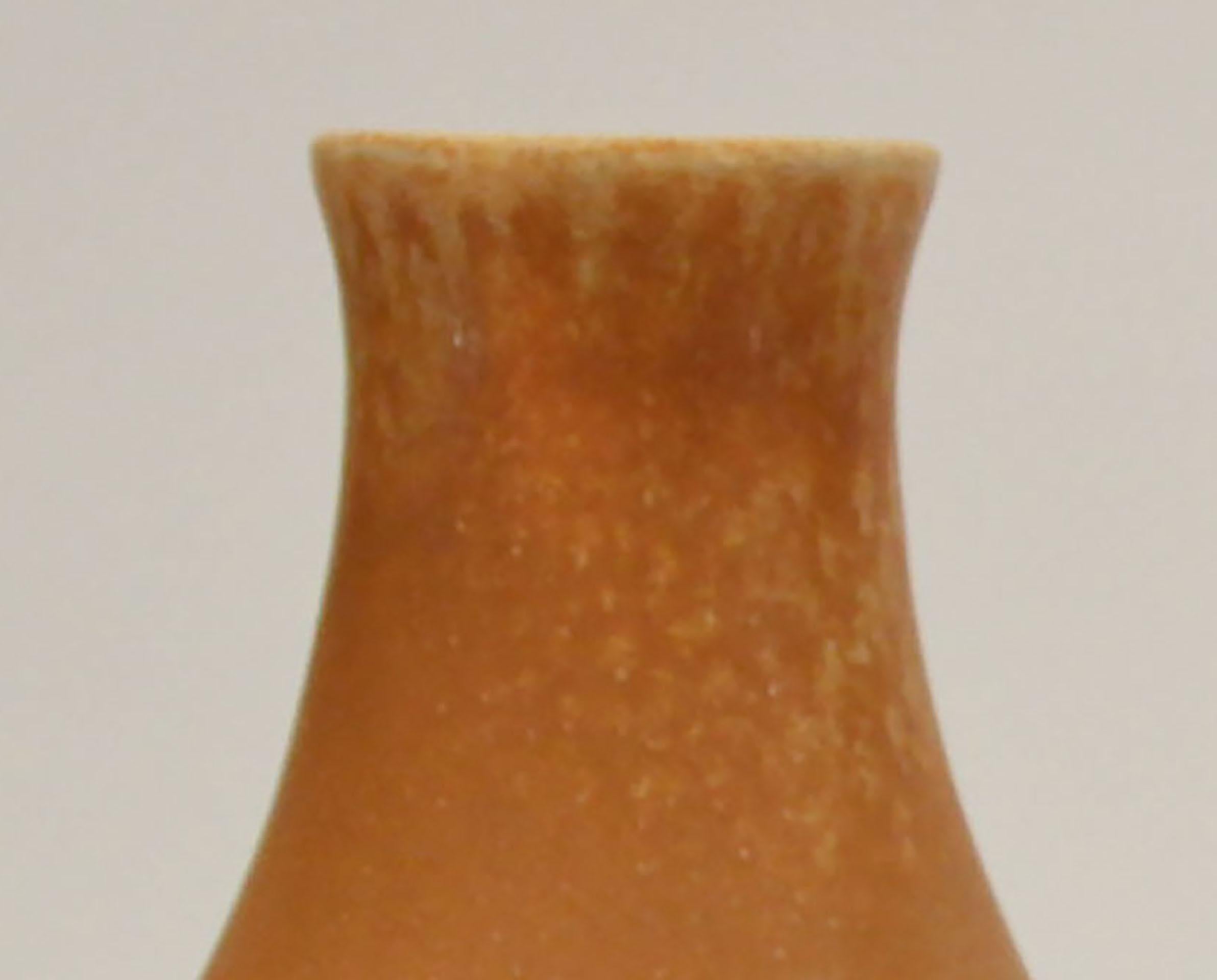 Mid-20th Century Bo Fajans Pottery Vase Designed by Evald Dahlskog For Sale