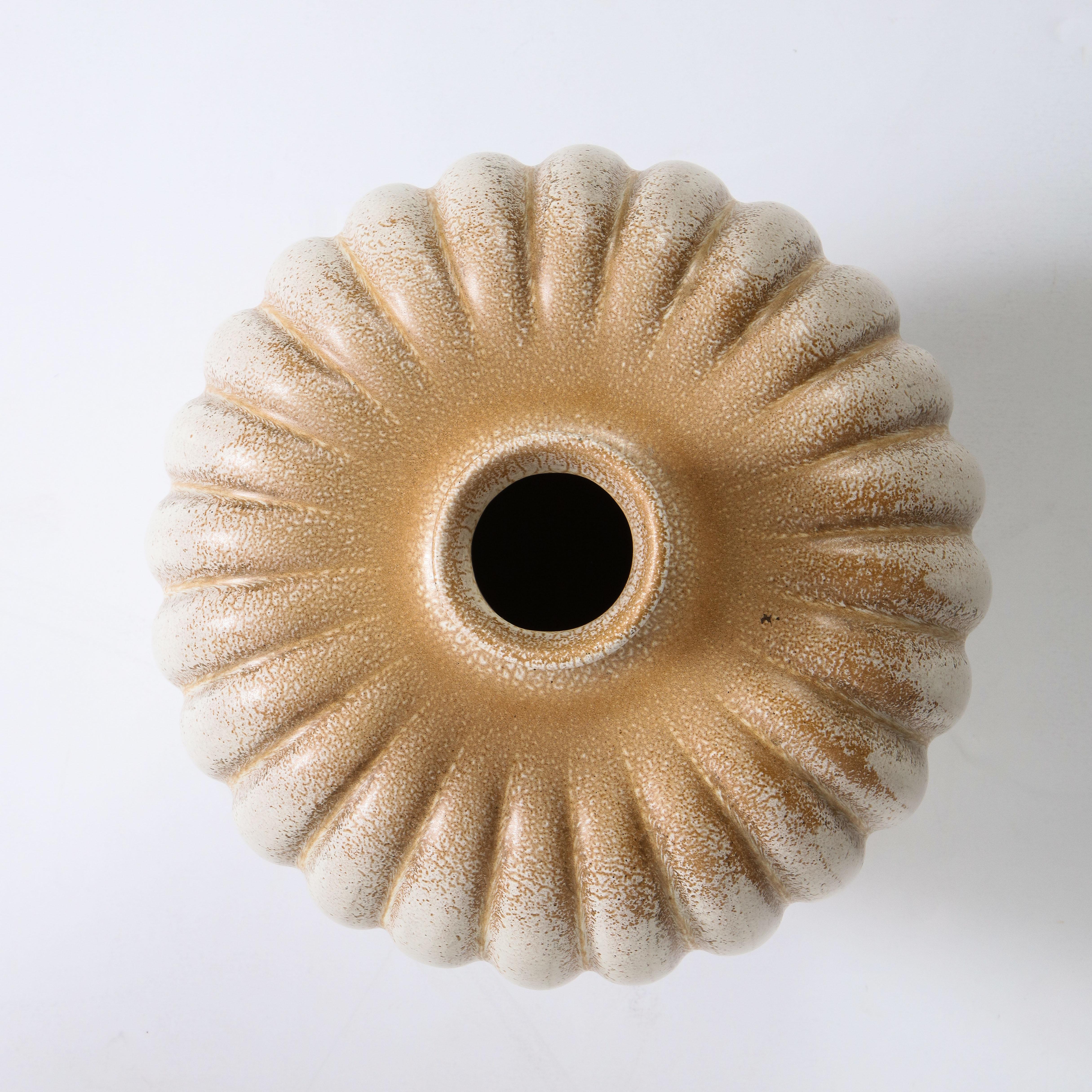 Vase aus Töpferwaren von Bo Fajans, entworfen von Evald Dahlskog im Angebot 1