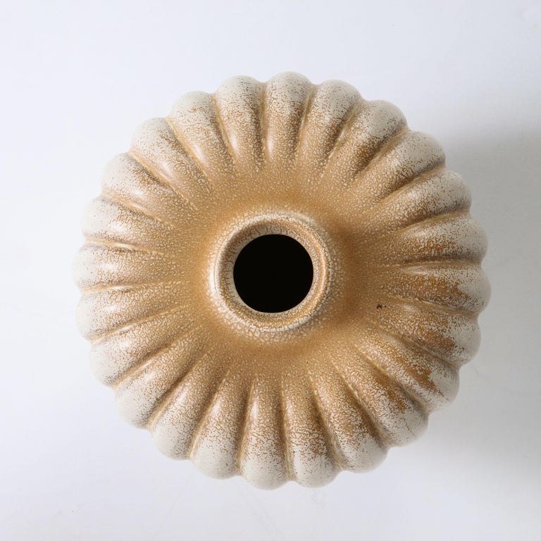 Bo Fajans Pottery Vase Designed by Evald Dahlskog For Sale 1