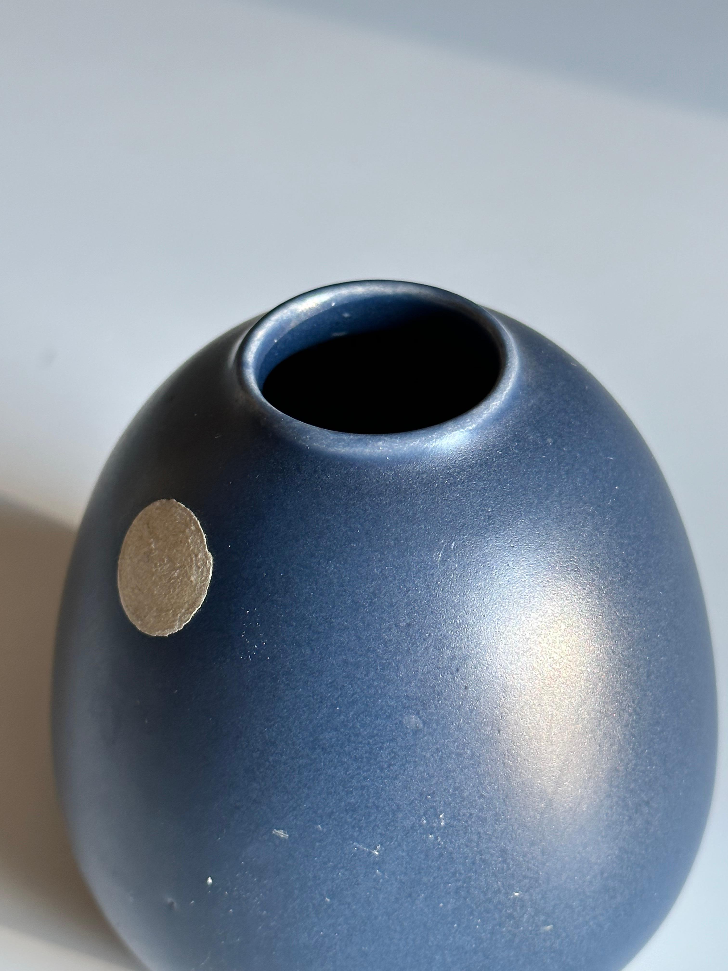 Bo Fajans Vase Attributed to Eva Jancke-Björk, Stoneware For Sale 1