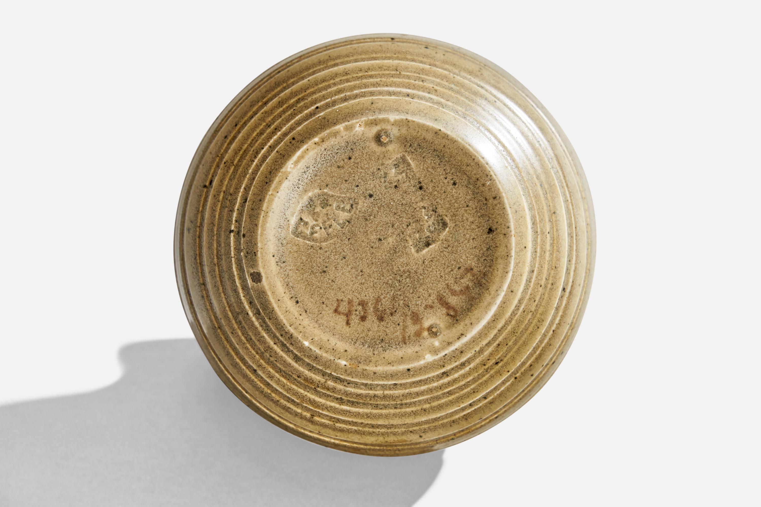 Céramique Bo Fajans, vase, céramique, Suède, années 1940 en vente