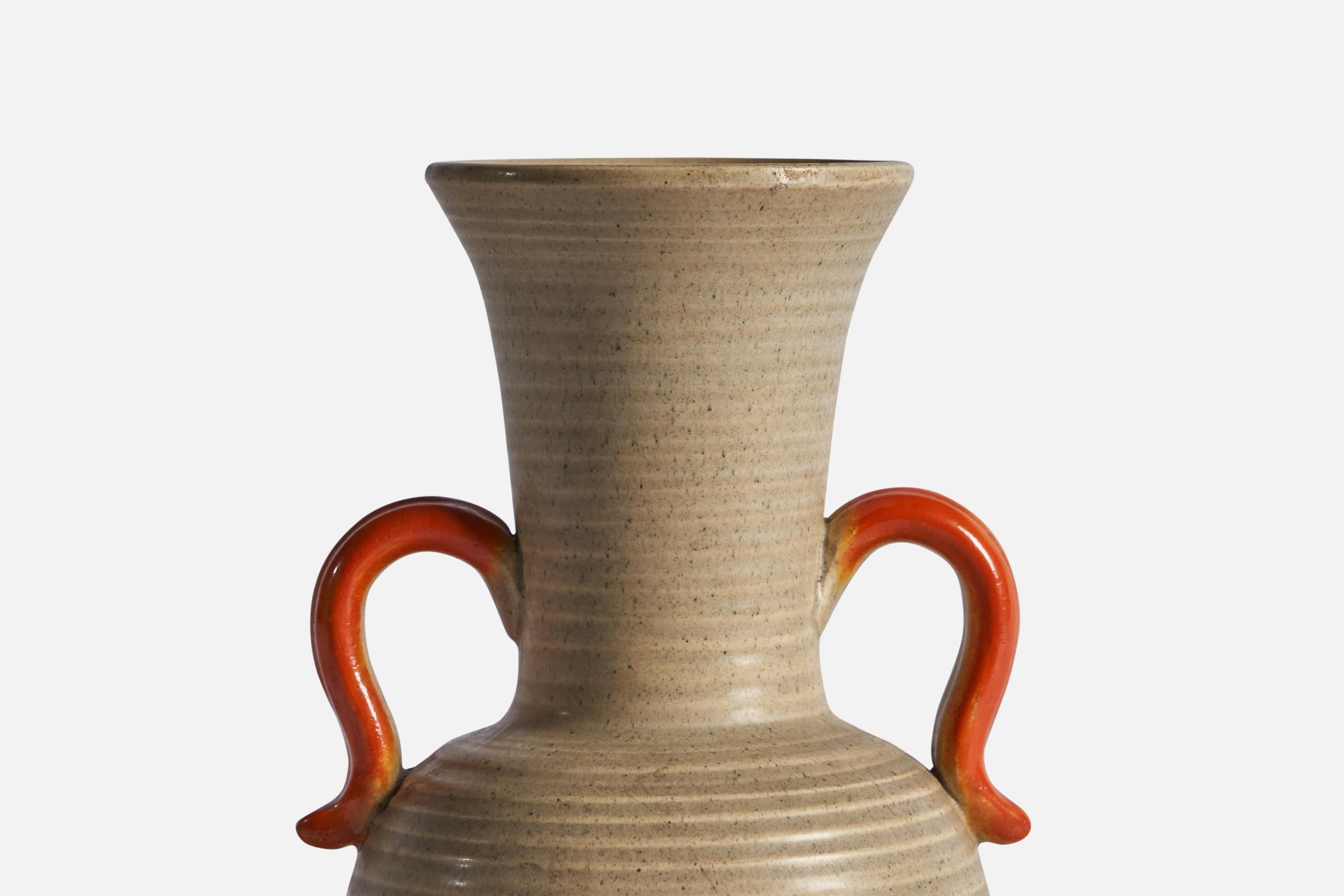 Suédois Vase en faïence de Bo Fajans, Suède, années 1940 en vente