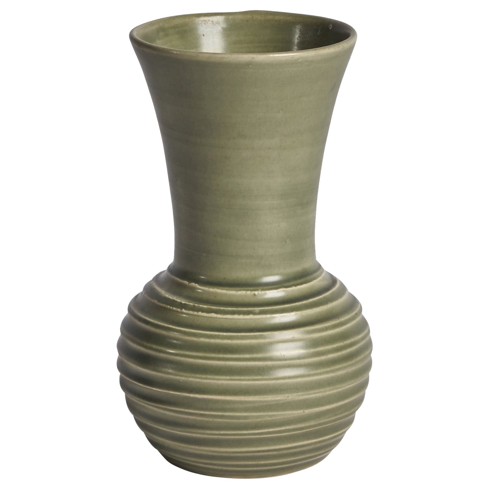 Bo Fajans, Vase, Earthenware, Sweden, 1940s