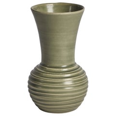 Bo Fajans, Vase, Steingut, Schweden, 1940er Jahre