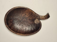 Bo Fjæstad, decorative bowl in hand cut wood, Rackstadgruppen / Arts & Crafts.