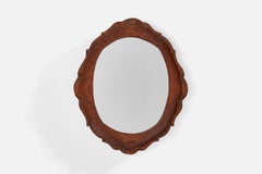 Bo Fjæstad, Wall Mirror, Pine, Sweden, 1930s