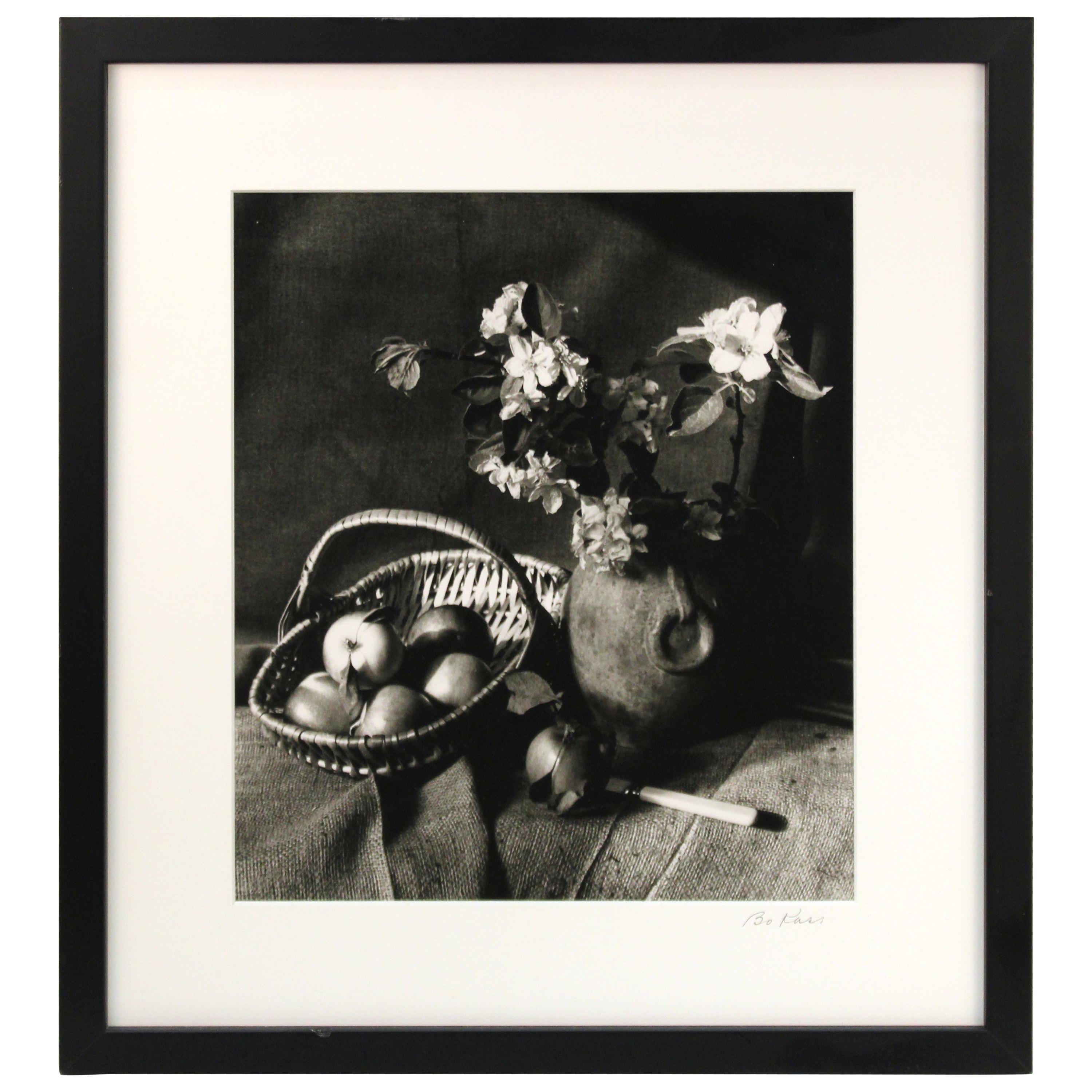 Bo Kass Photography Still Life with Fruit Bowl and Plants For Sale