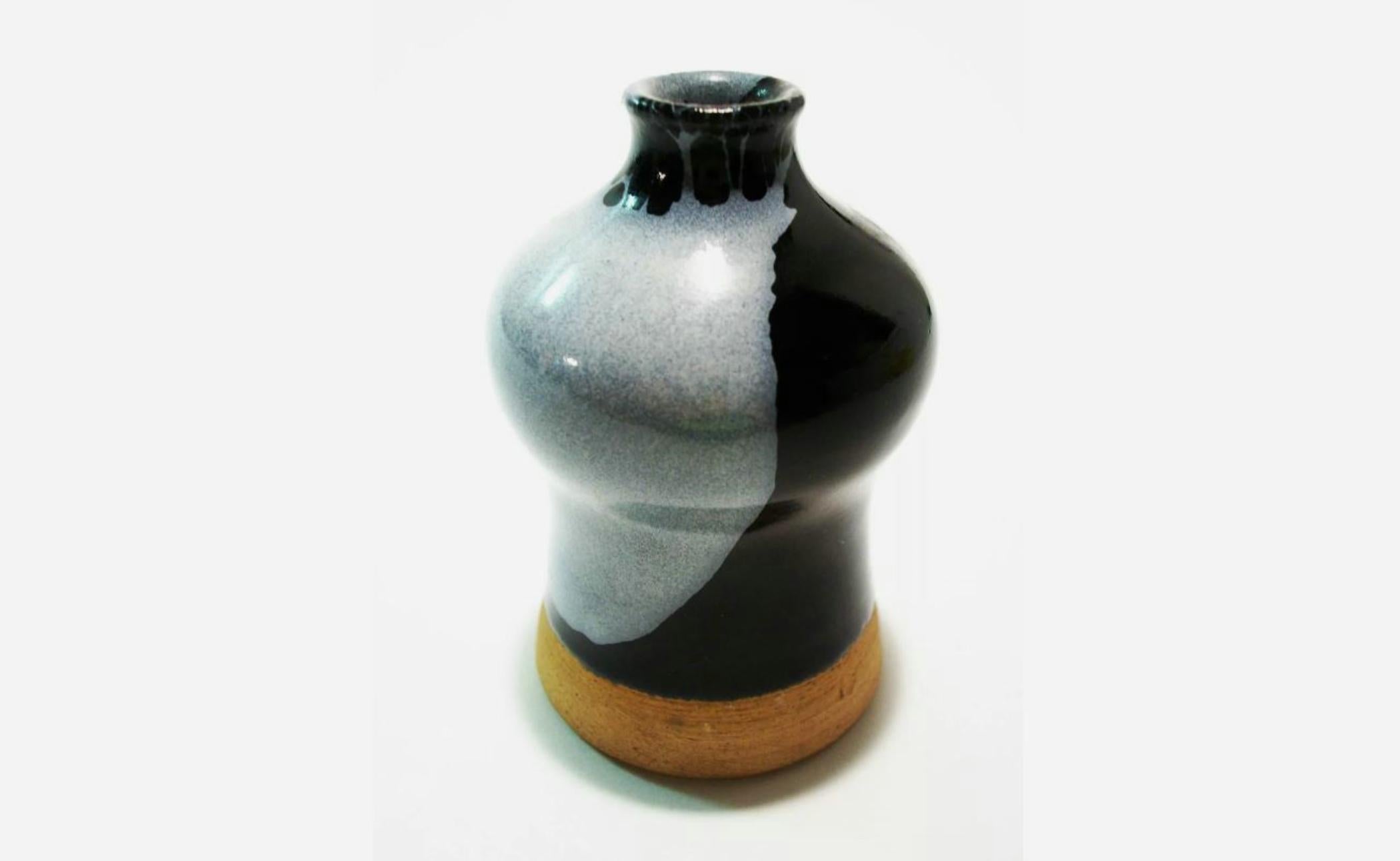 Danese BO MELANDER - Vaso a bocciolo in ceramica smaltata della metà del secolo scorso - Danimarca - Circa anni '60 in vendita