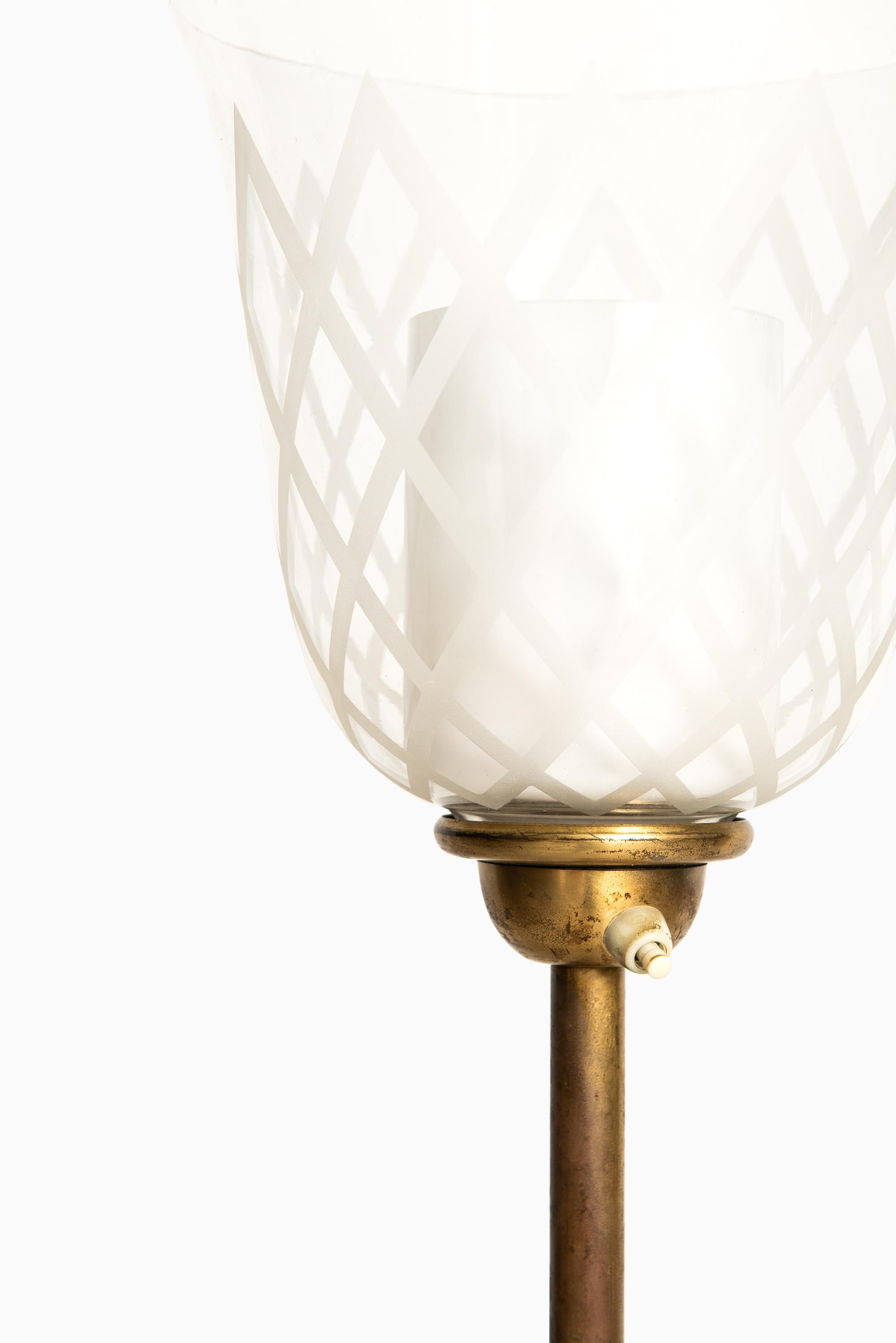 Swedish Bo Notini Floor Lamp Produced by Glössner & Co. in Sweden For Sale