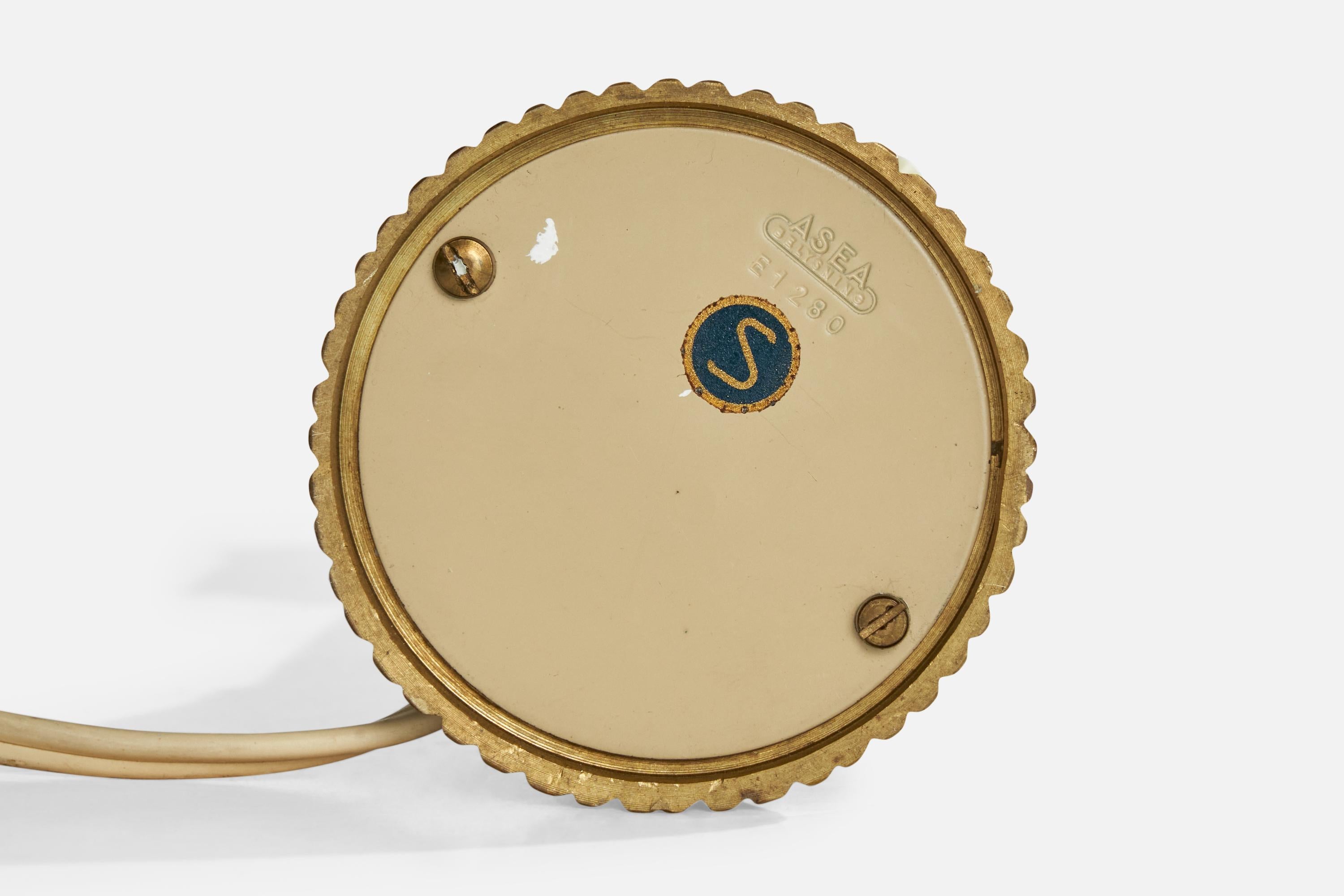 Bo Råman, lampe de table, laiton, Suède, années 1950 en vente 1