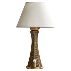 Bo Råman, Table Lamp, Brass, Sweden, 1950s
