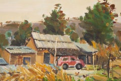 Bo Song  Óleo sobre lienzo original impresionista "Phoenix Ridge 2"