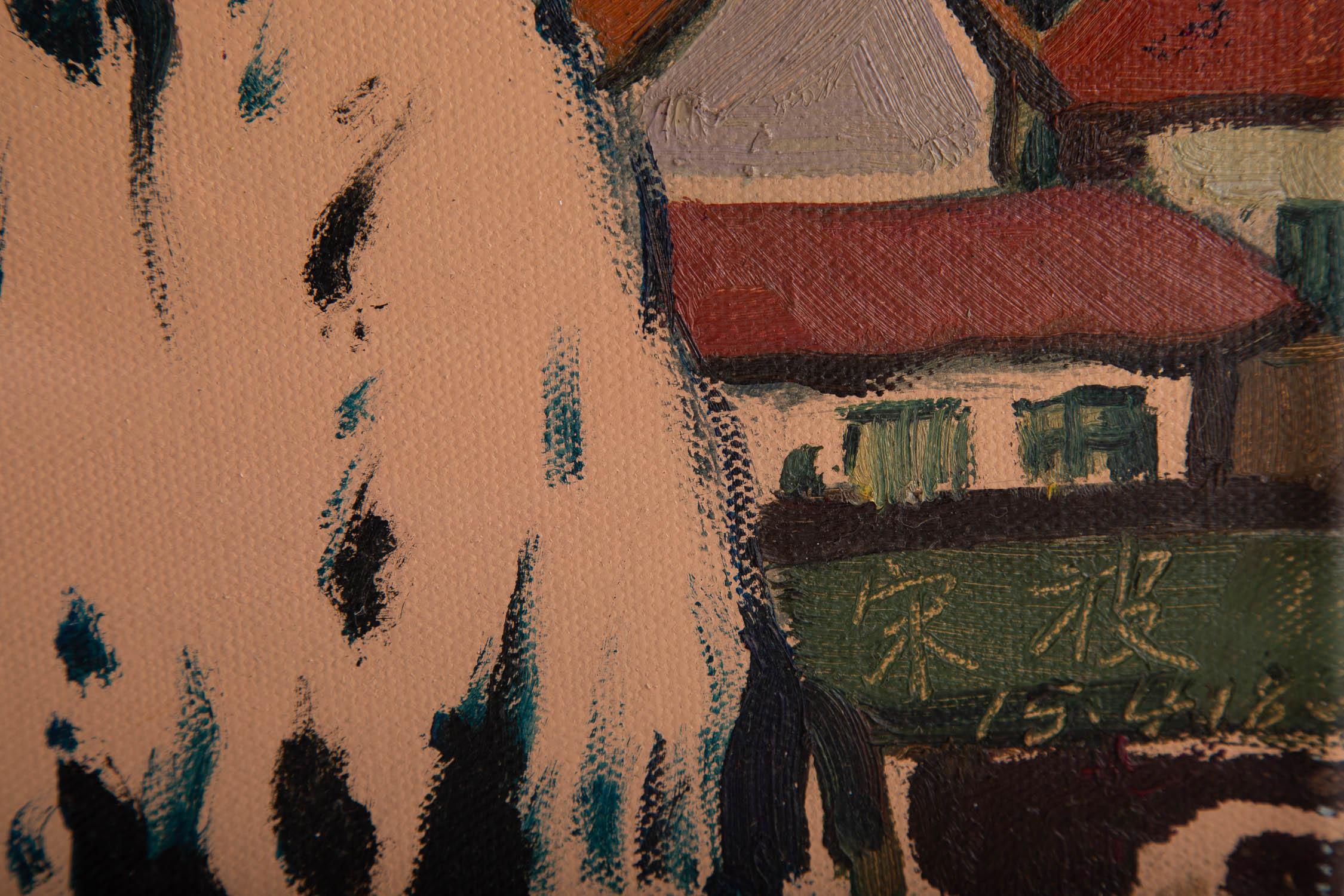 Bo Song  Paesaggio Pittura ad olio originale 