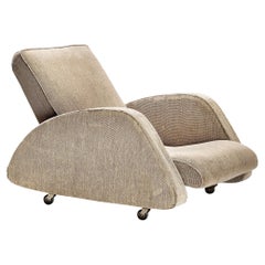 Bo Wretling for Otto Wretling Lounge Chair in Beige Upholstery 