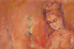 Bo Zhang Abstract Original Oil On Canvas "Ancient Chinese Ladies"