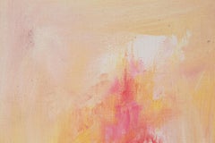Bo Zhang Abstract Original Oil On Canvas "The Red City In My Imagination"