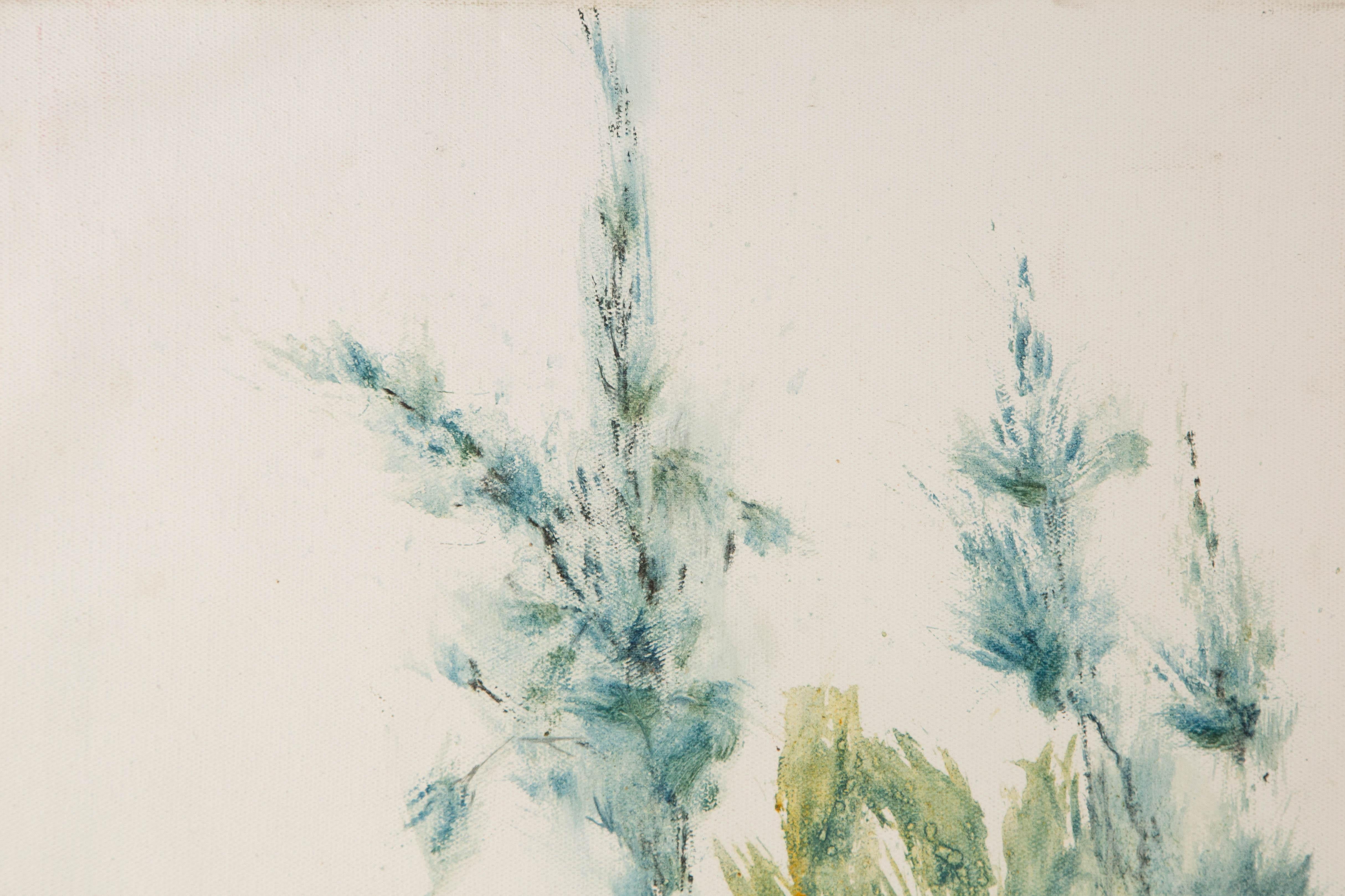 Bo Zhang Floral Original Öl auf Leinwand 