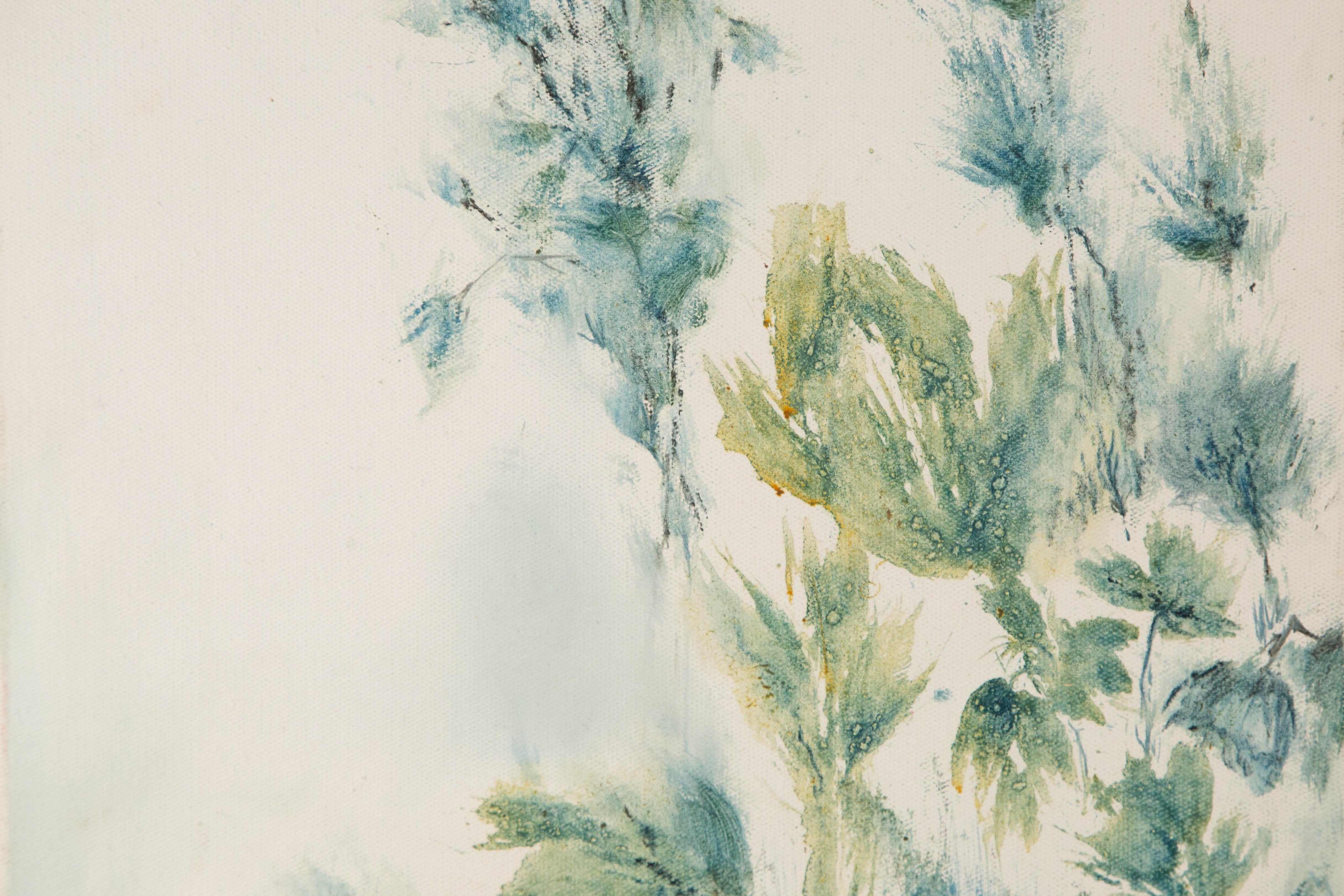 Bo Zhang Floral Original Öl auf Leinwand 