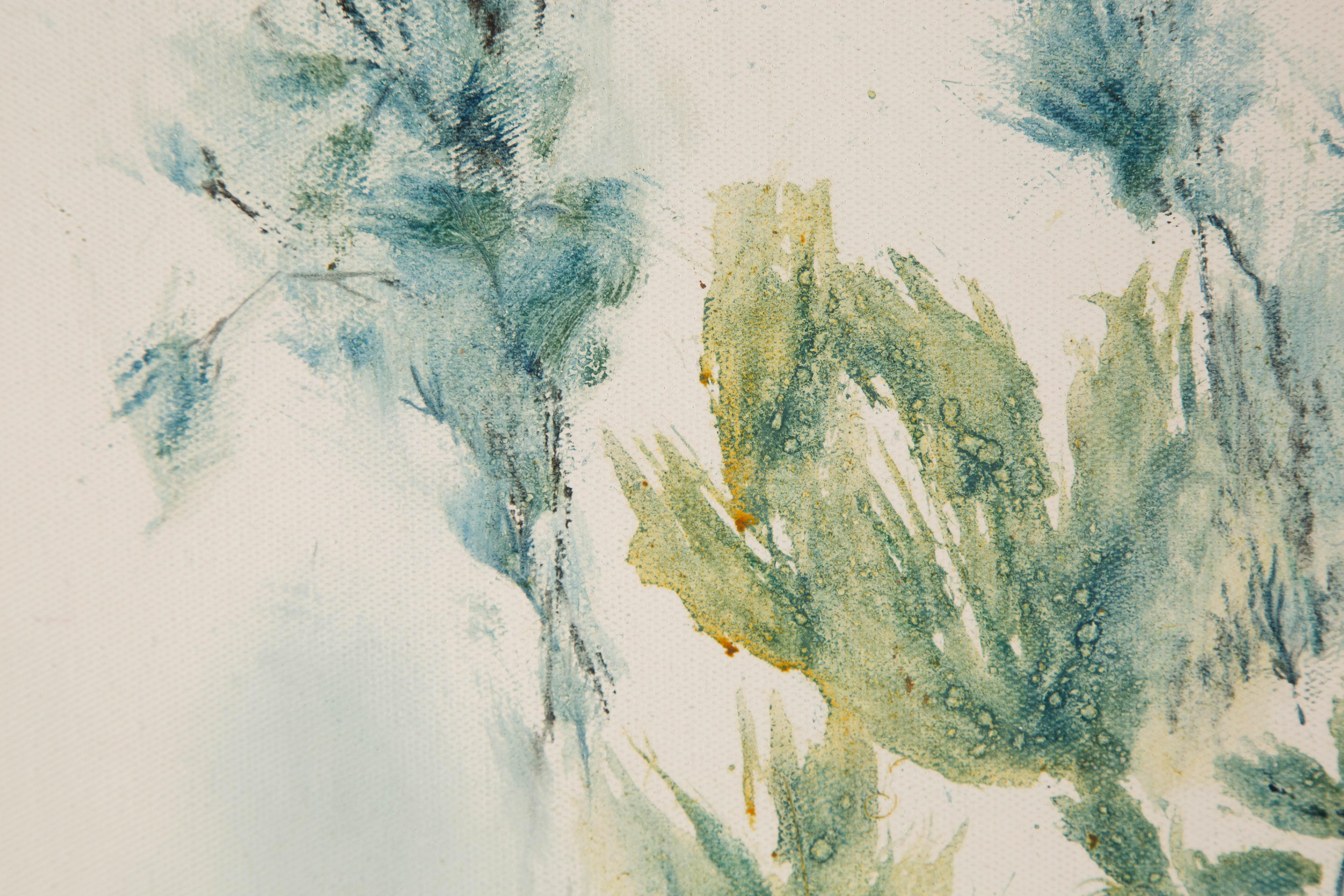 Bo Zhang Floral Original Öl auf Leinwand 