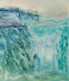 Bo Zhang Waterscape Original Oil On Canvas "Pass the Red Sea"