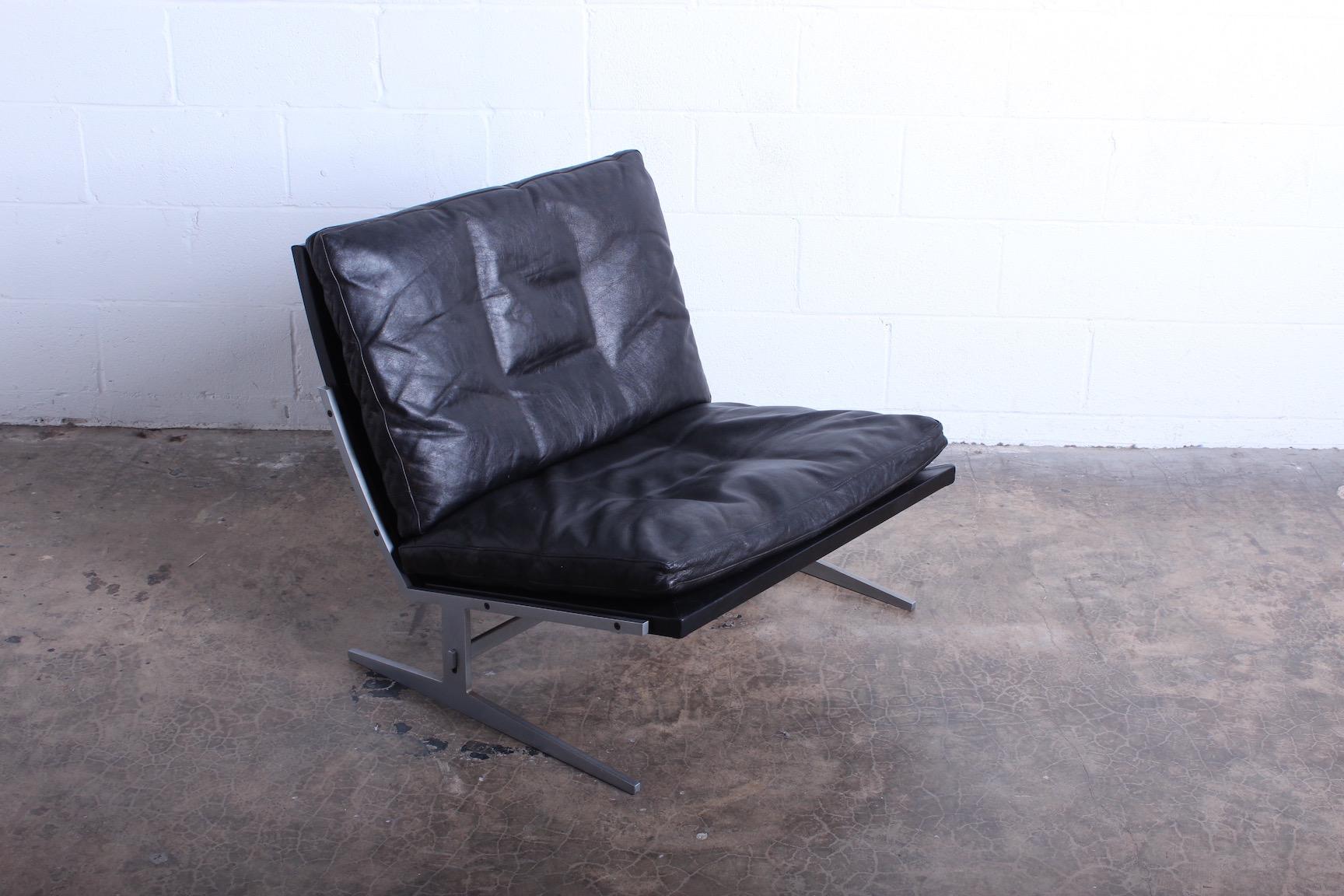 BO561 Lounge Chair by Jørgen Kastholm & Preben Fabricius In Good Condition In Dallas, TX