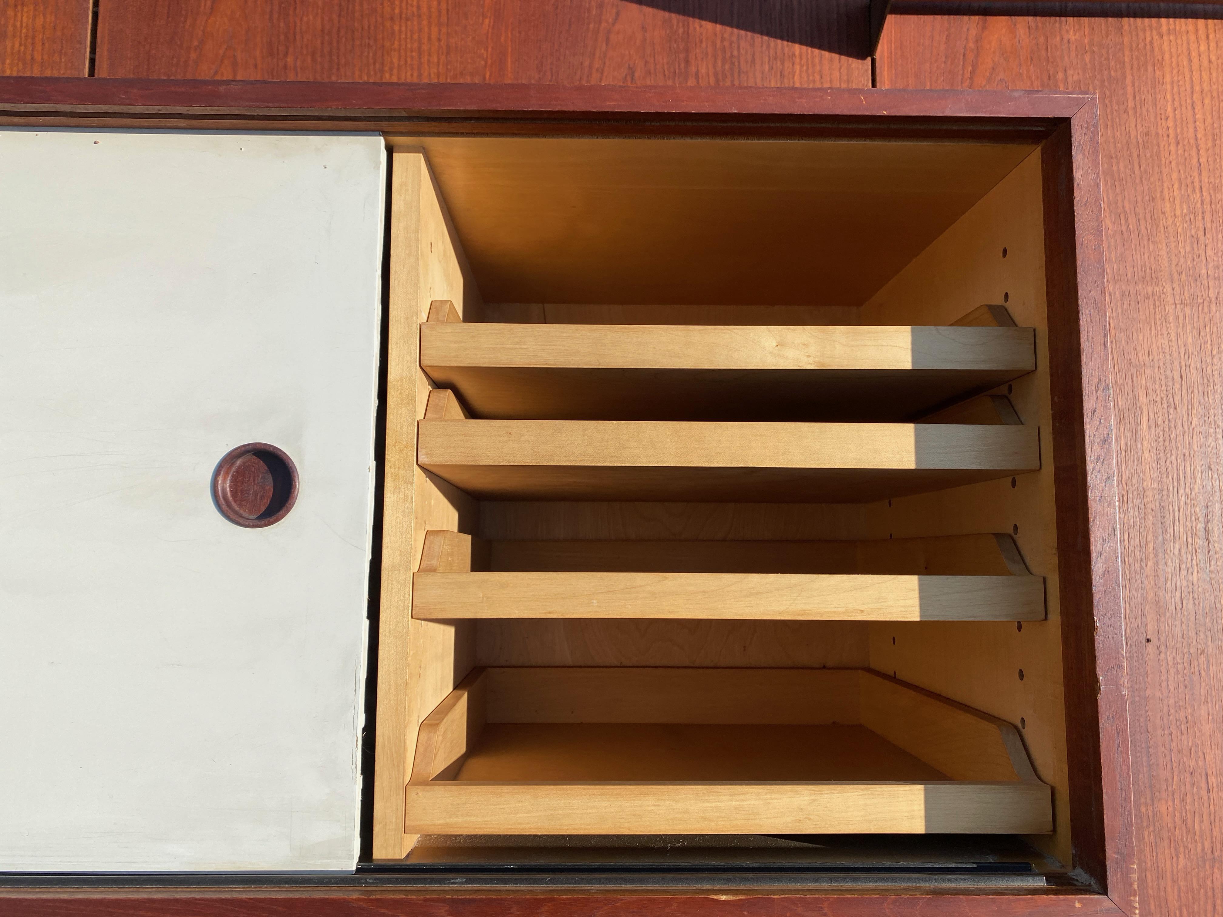 Bo71 Teak Wall Panel Unit by Finn Juhl for Bovirke 1