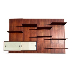 Bo71 Teak Wall Panel Unit by Finn Juhl for Bovirke