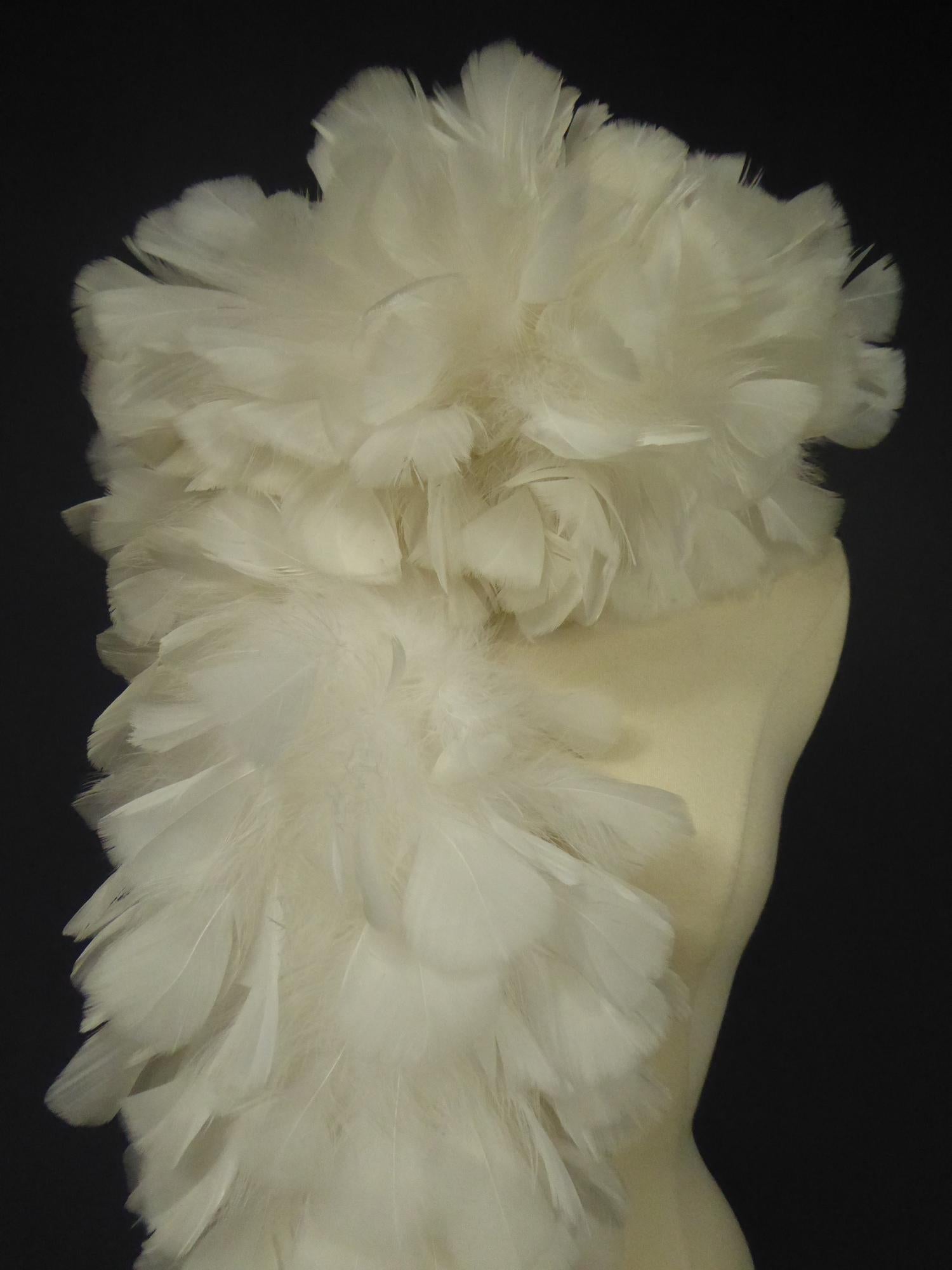 Boa in Cockerel feathers Circa 2000 In Excellent Condition In Toulon, FR