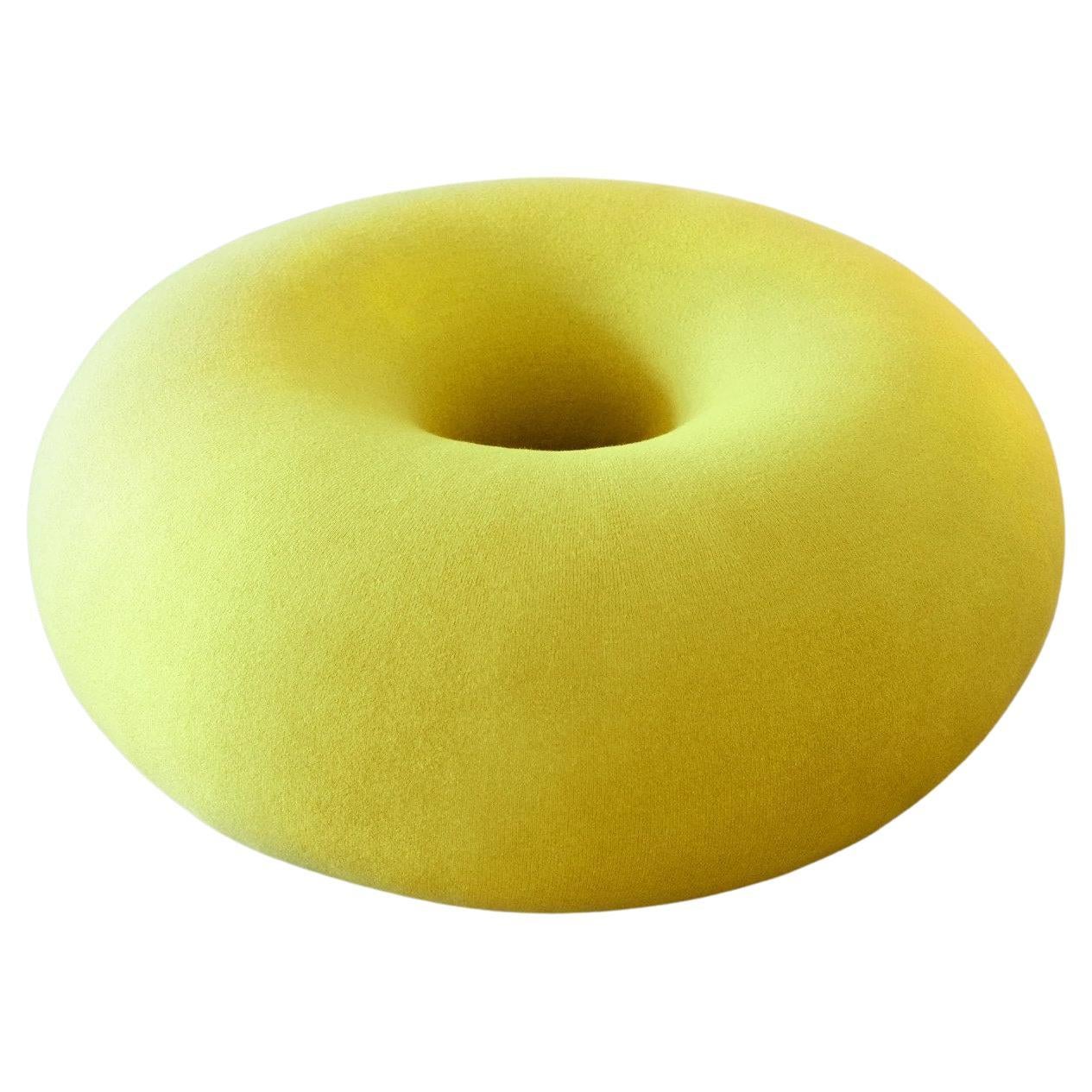 Boa Pouf in Sulfur Yellow by Sabine Marcelis For Sale