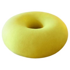 Boa Pouf in Sulfur Yellow by Sabine Marcelis