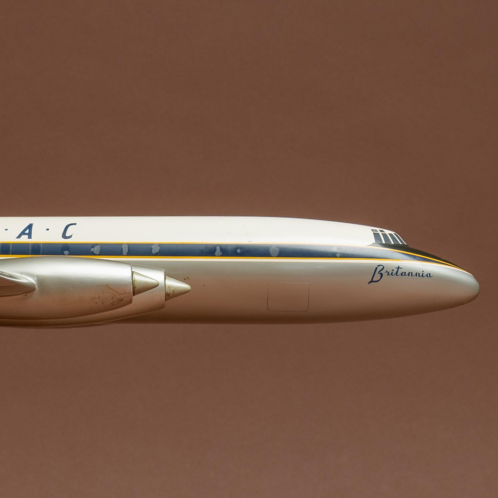 BOAC Bristol Britannia Model Airliner, circa 1957 In Good Condition In London, GB