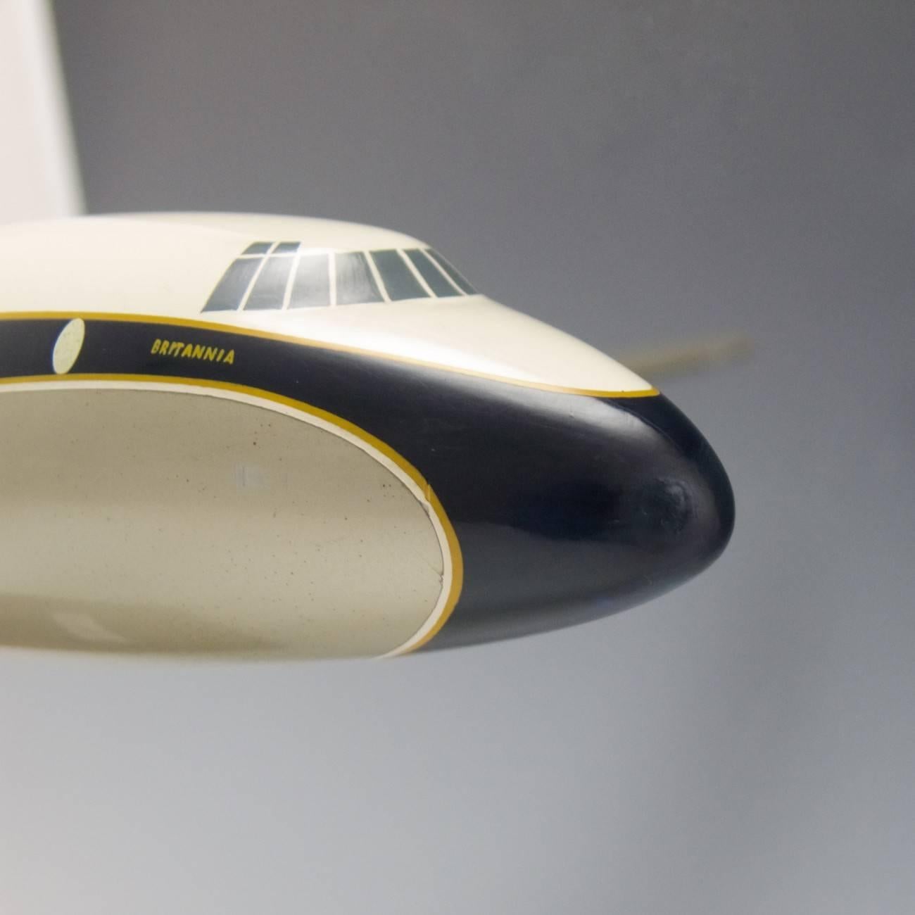 BOAC Bristol Britannia Painted Model by Walker's Westway Models, circa 1957 3