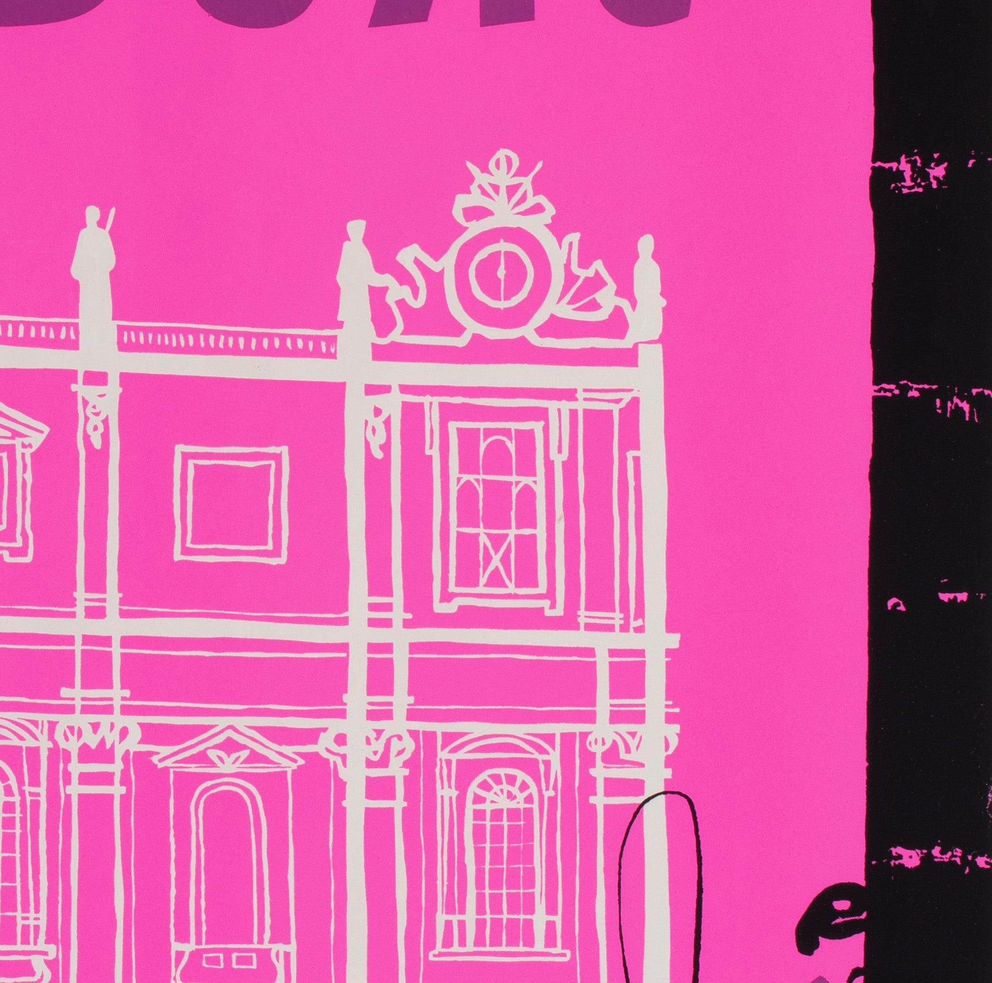 Paper BOAC Europe c1955 Silkscreen Travel Poster For Sale