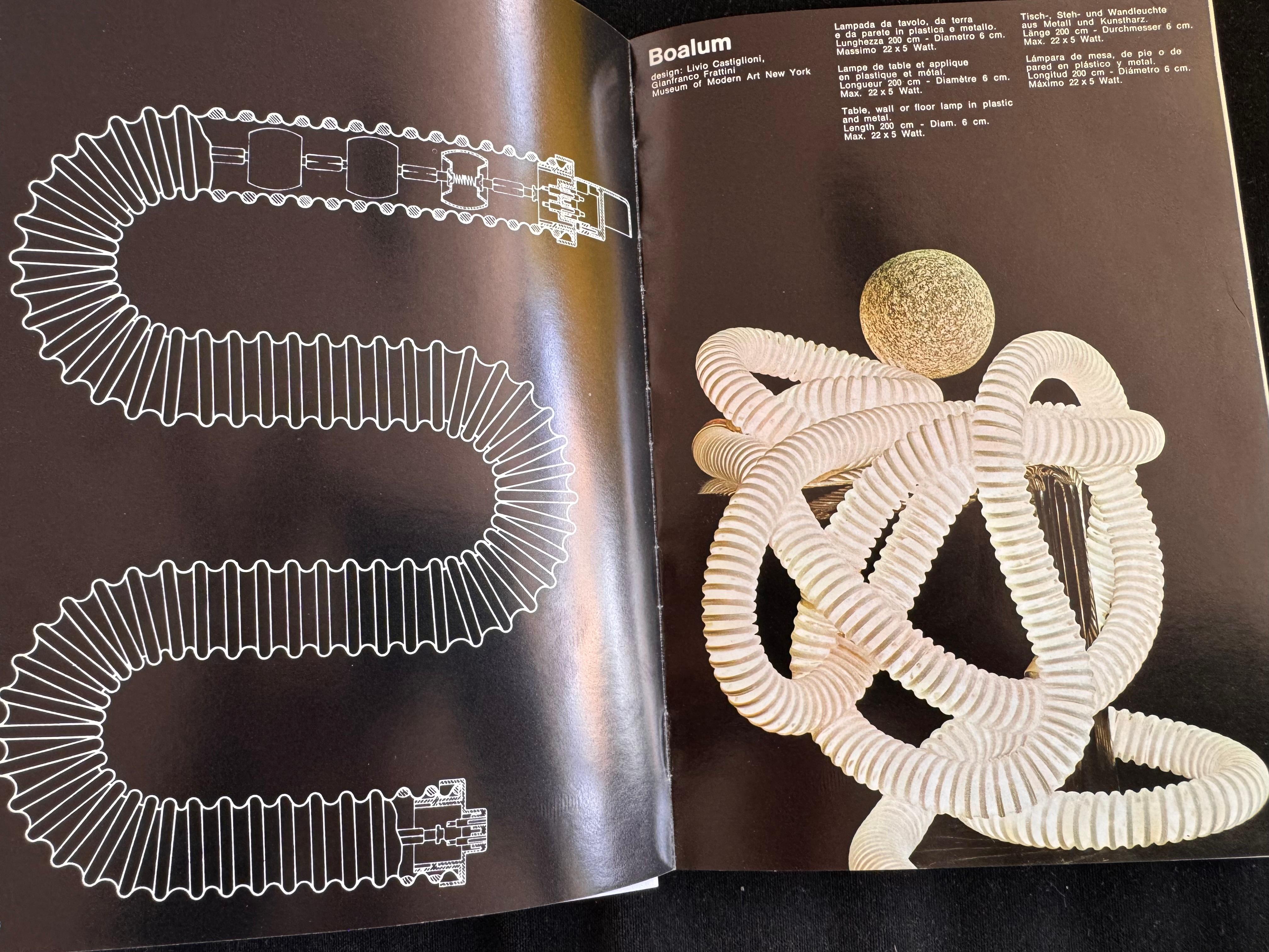 “Boalum” vintage lamp by Livio Castiglioni & Gianfranco Frattini for Artemide For Sale 8