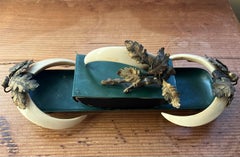 Boar Tusk Oak Leaf and Acorn Desk Blotter