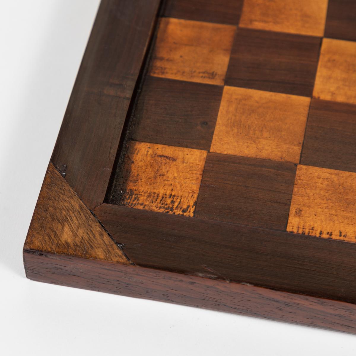 antique checker board