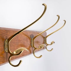 board of coat hooks, Italian, circa 1950.