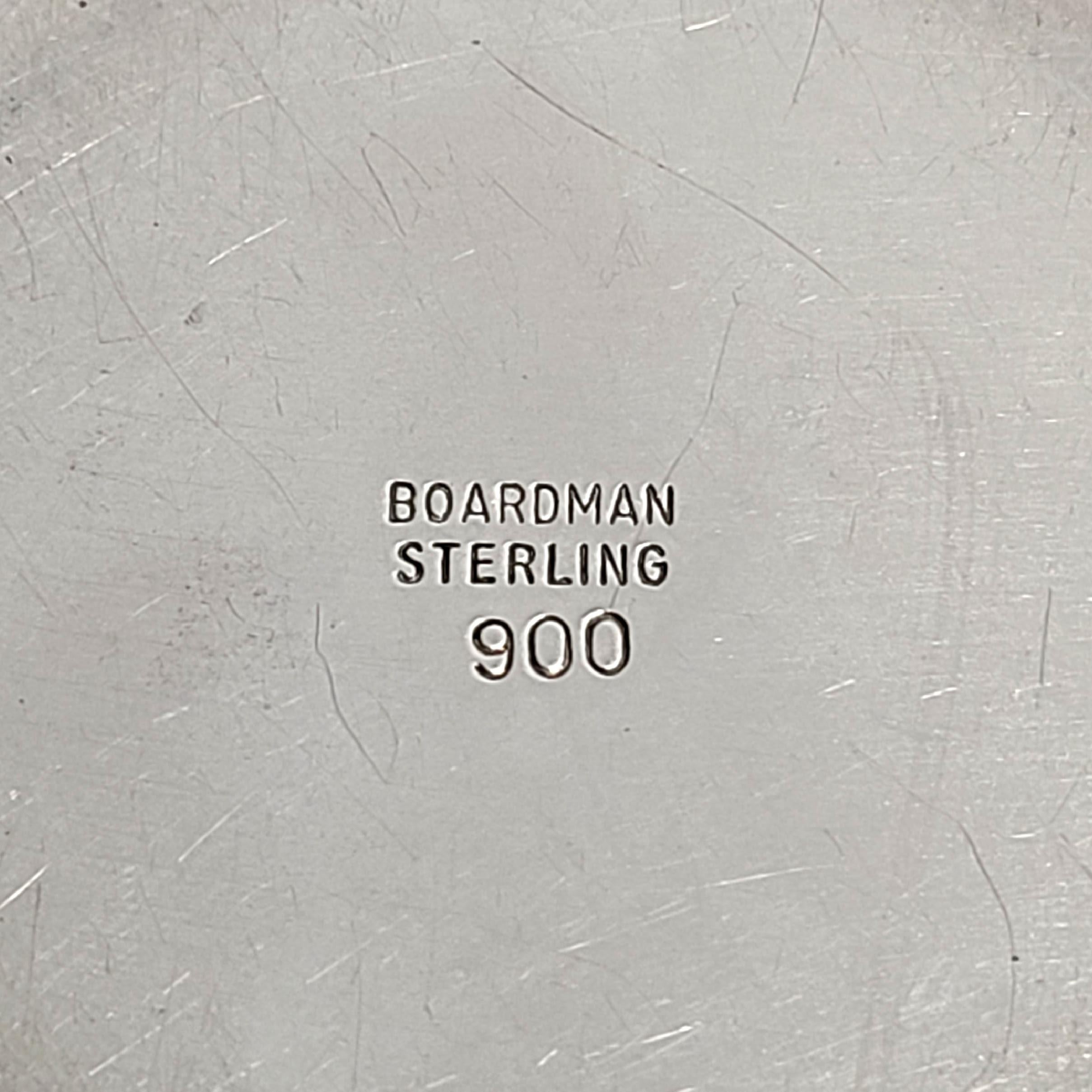 Boardman Sterling Silver Round Stamp Dispenser Box 1