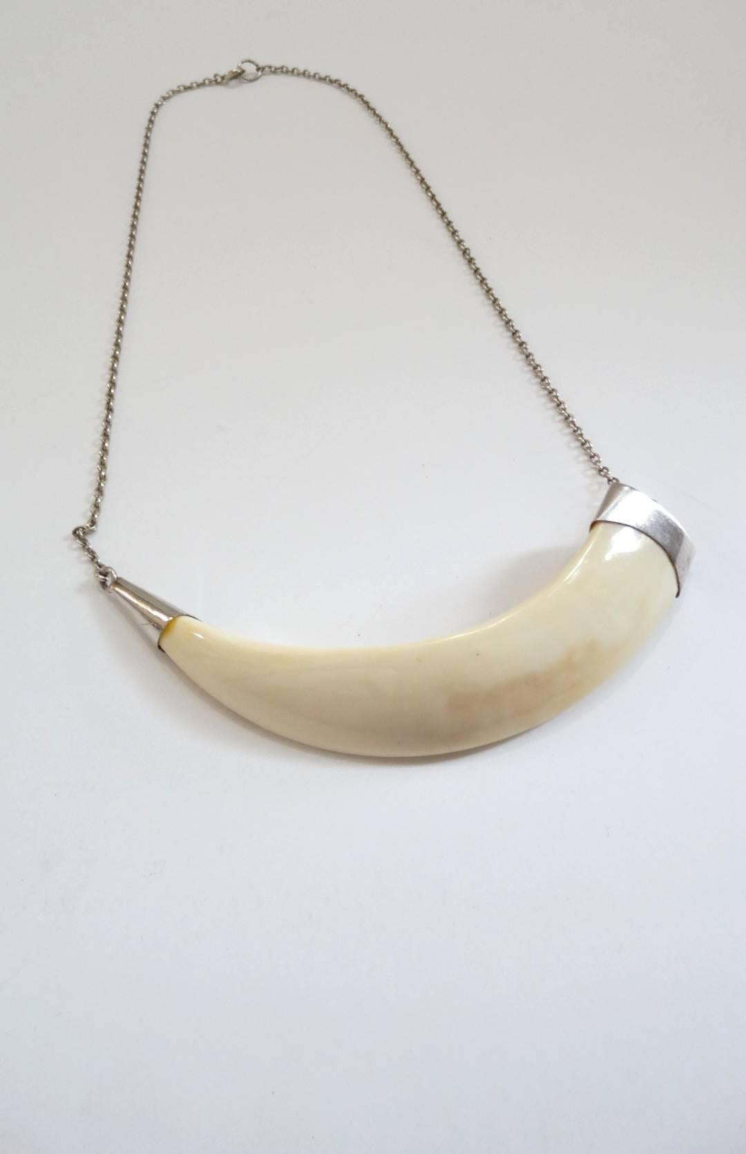 boar tusk necklace