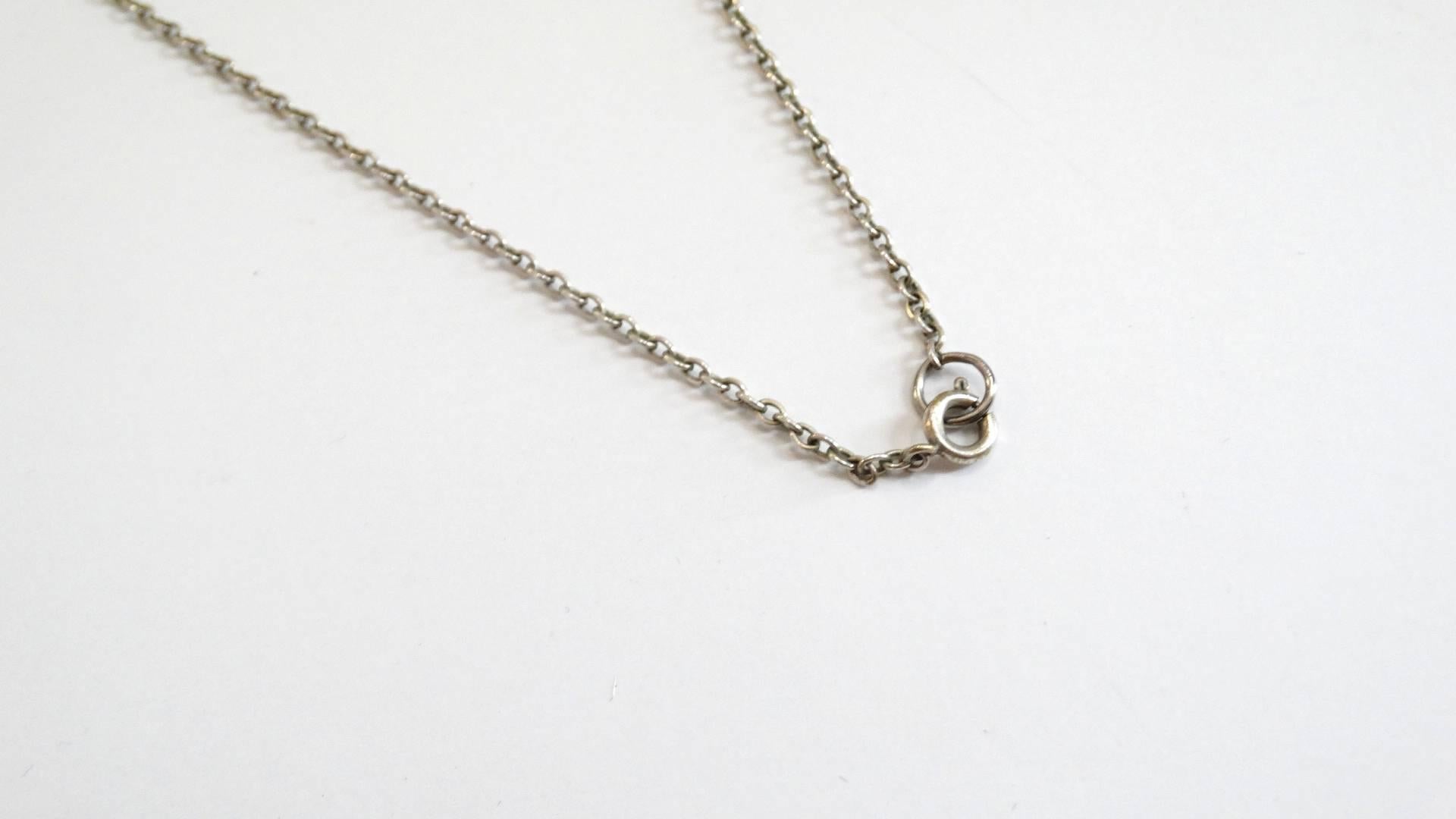 Boars Tusk Sterling Silver Necklace 2