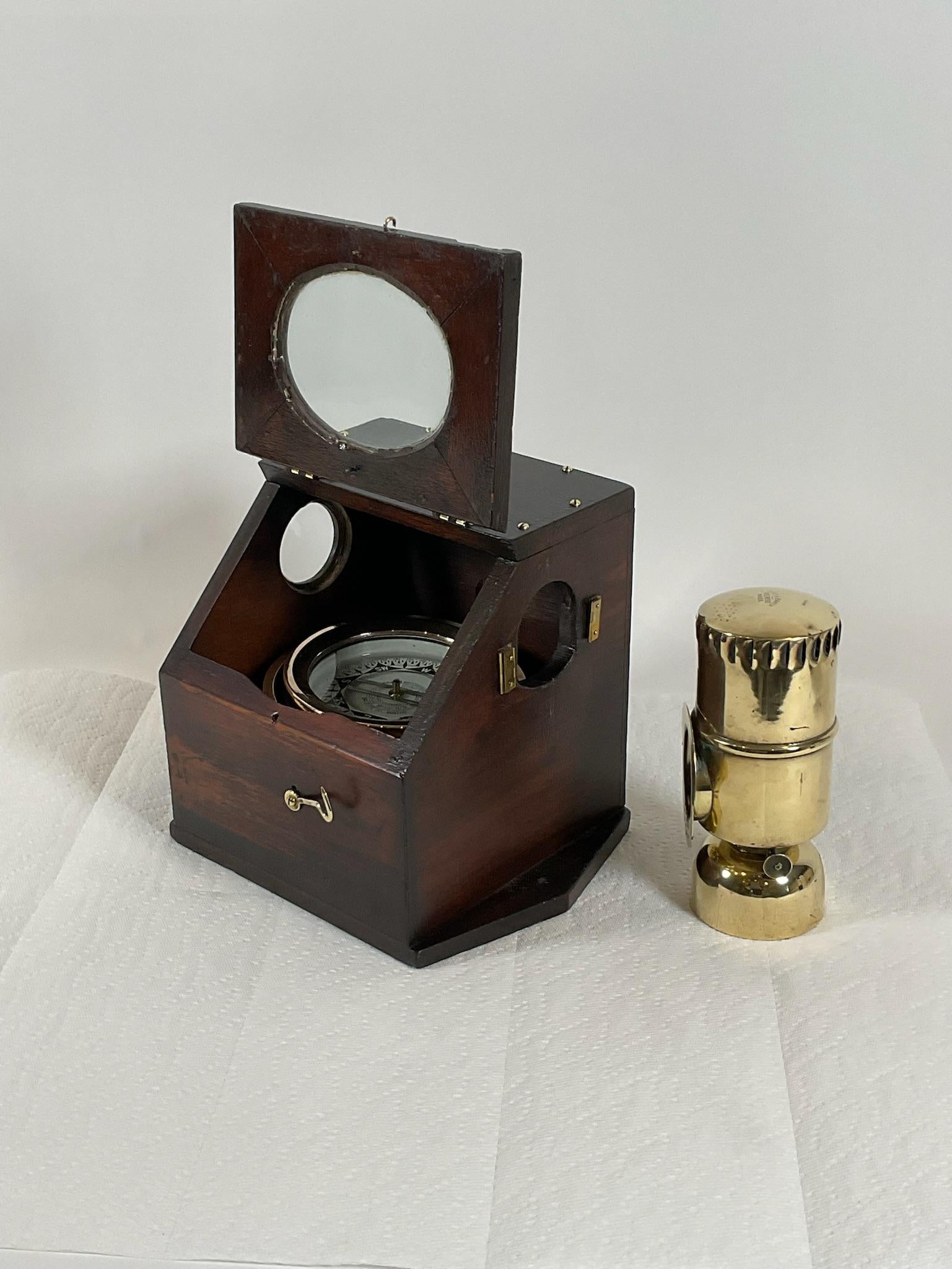 Boat Binnacle Compass from the 19th Century For Sale 5