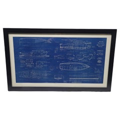 Boat Blueprint of the "Cabrilla" from Motor Boating Publications